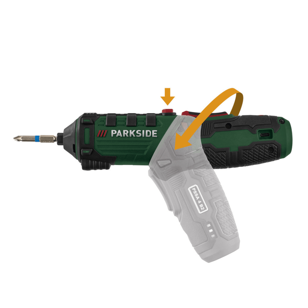 PARKSIDE® Cordless Screwdriver PSSA 4 B2, 4 V - EUROPEAN HOUSE HOLD