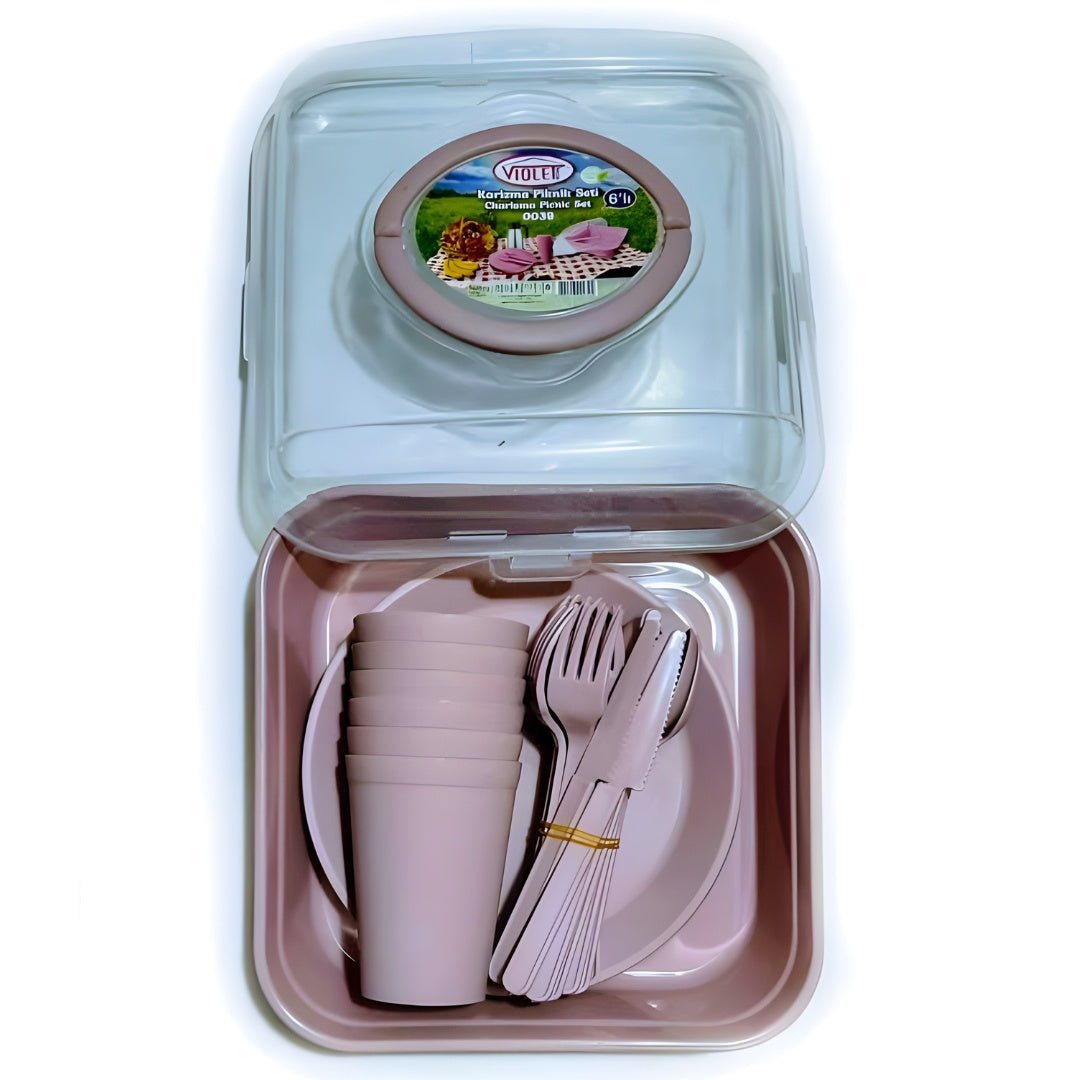 Violet Picnic Set 32 Pieces
