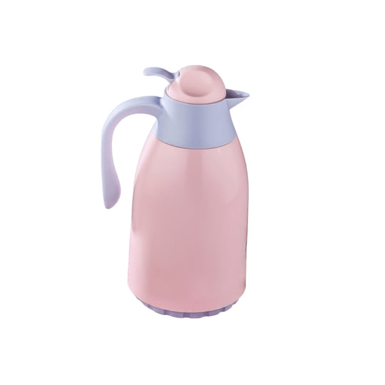 Plastic Vacuum Thermos With Glass Inner 1.3L - EUROPEAN HOUSE HOLD