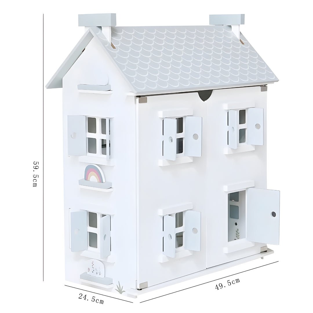 Premium Wooden Dollhouse with Full Accessories