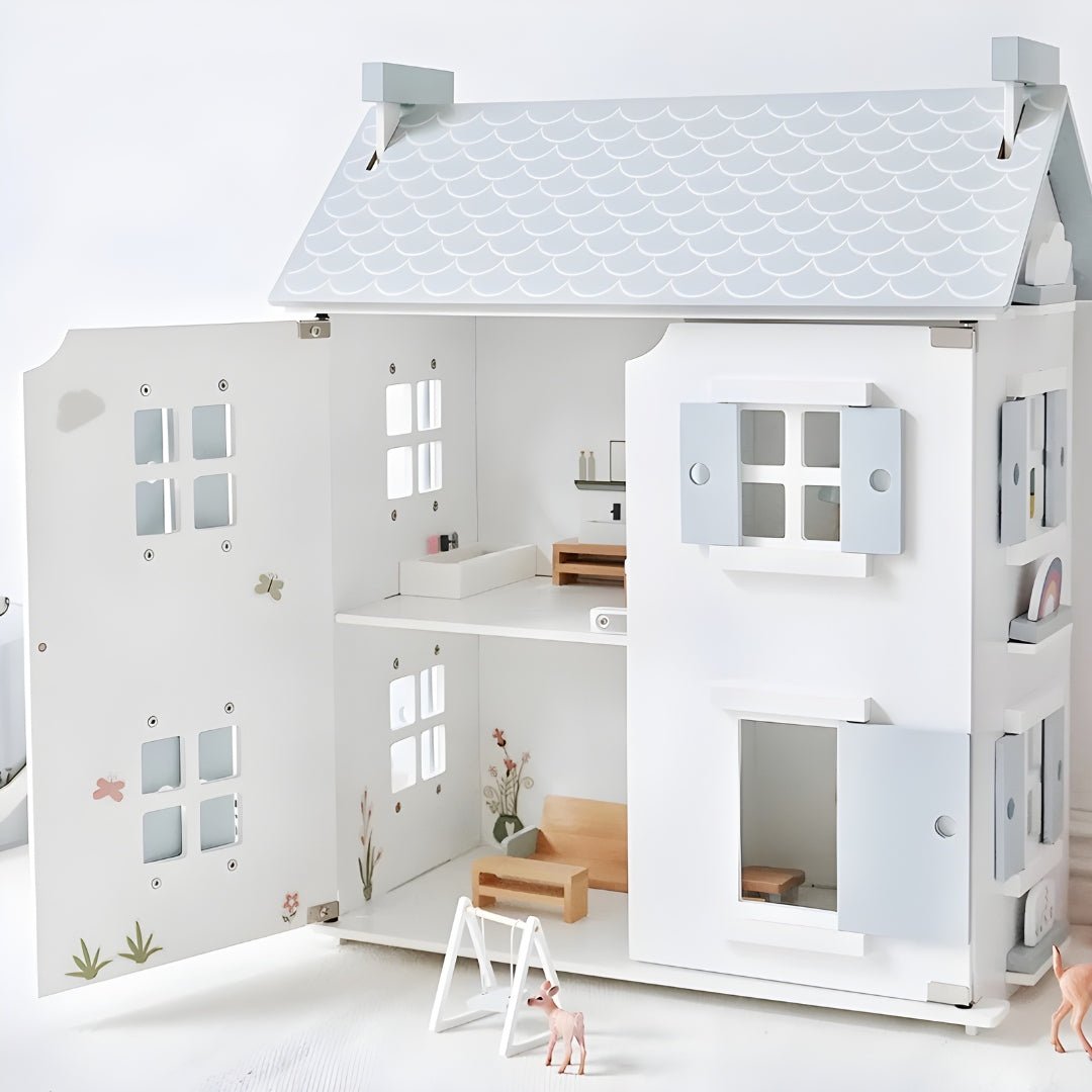 Premium Wooden Dollhouse with Full Accessories