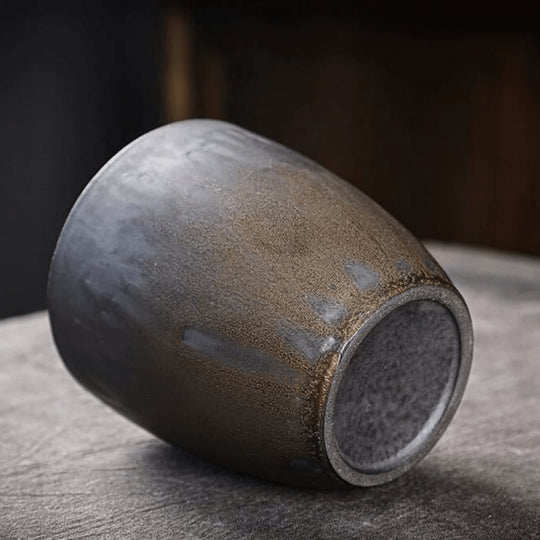 Japanese 50ml retro ceramic espresso cup with rustic glaze – Beirut Lebanon