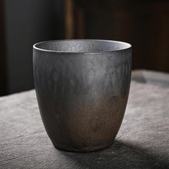 Japanese 50ml retro ceramic espresso cup with rustic glaze – Beirut Lebanon
