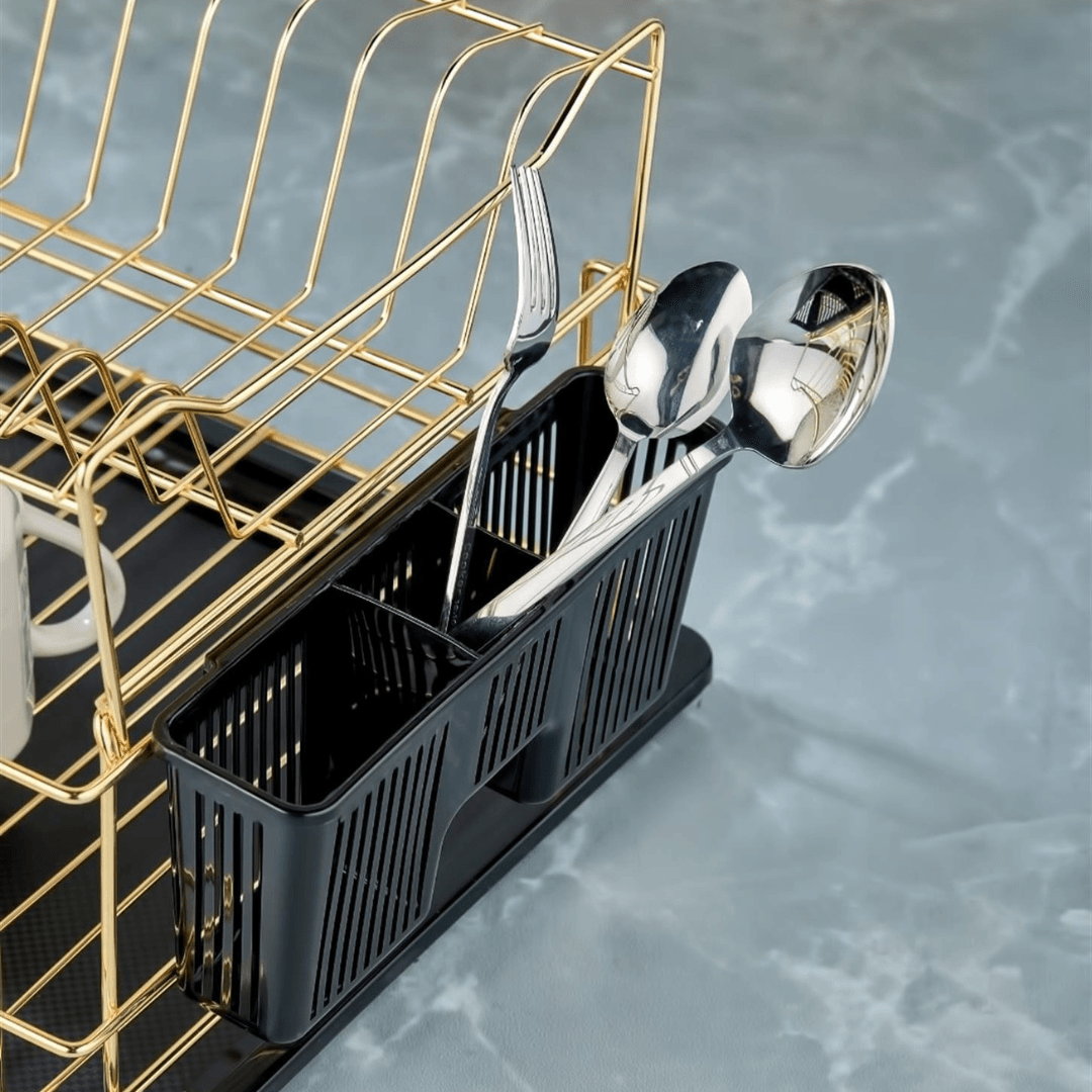 TWO LAYER STAINLESS STEEL DISH BASKET - EUROPEAN HOUSE HOLD
