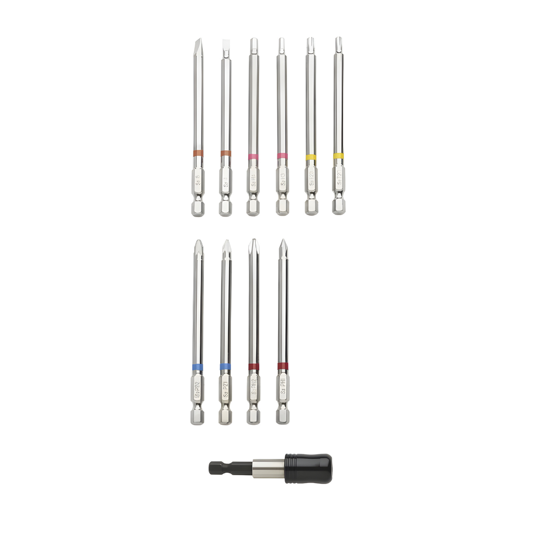 PARKSIDE PBS 3 C3 Bit Set 11 pieces with color-coded tips and quick-change holder in case – Beirut Lebanon