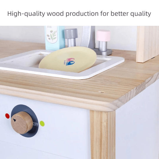 X-Large Wooden Kitchen Set 76CM × 36CM × 98CM - EUROPEAN HOUSE HOLD