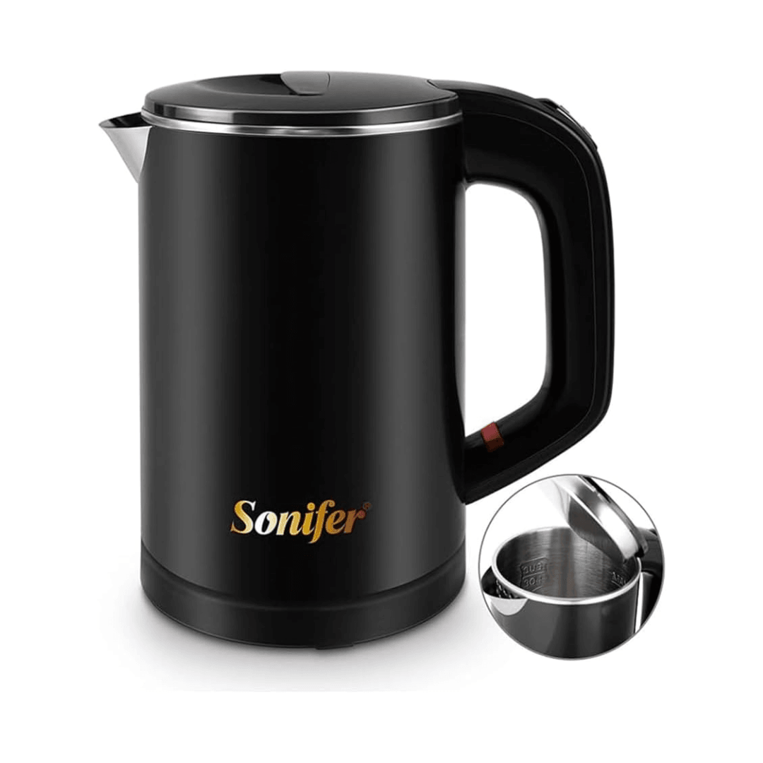 0.6 L Stainless Steel Kettle 800W - EUROPEAN HOUSE HOLD