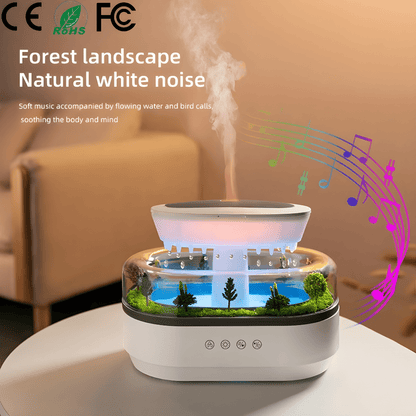 Rain cloud humidifier with LED light and aroma diffuser for Beirut homes