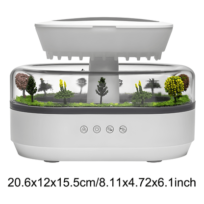 Rain cloud humidifier with LED light and aroma diffuser for Beirut homes