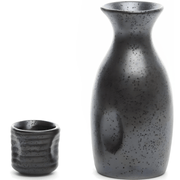 Porcelain Sake Bottle & Cup Set – 300ml + 30ml