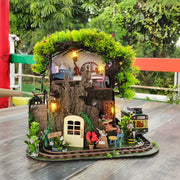 DIY Forest Secret House Kit with LED & Furniture