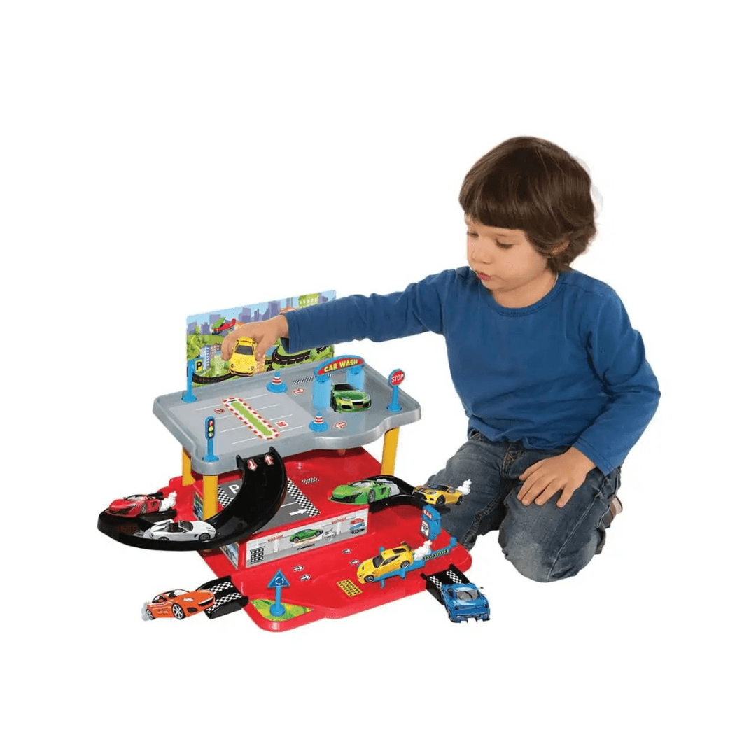 2 Level Parking Play Set - EUROPEAN HOUSE HOLD