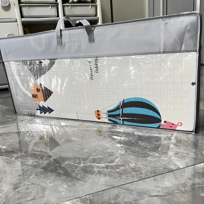 Xpe Opvouwbare Mat met Tas - Grote &amp; Dikke Omkeerbare Opvouwbare Vloermat voor Baby's