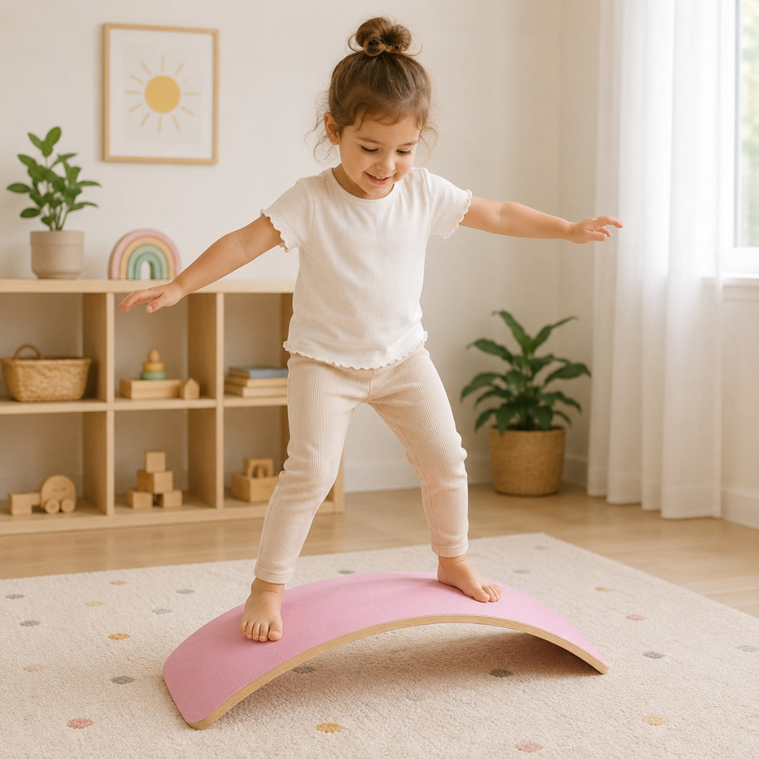 Curved Wooden multi-function Balance Board –European Household-Lebanon