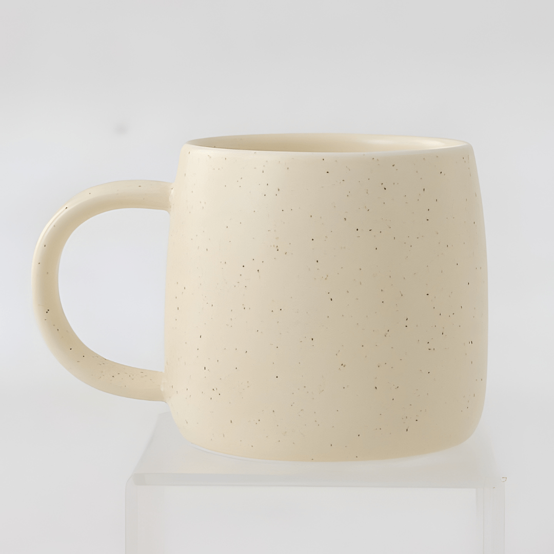 Speckled Ceramic Coffee Mug 400ML Beige