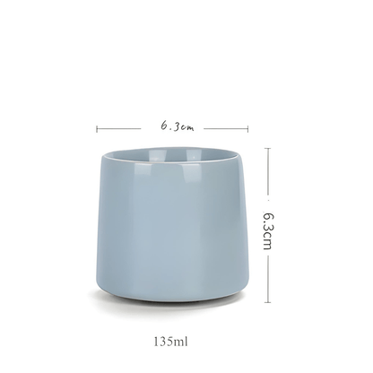 135ml Nordic Ceramic Rotating Espresso Cup – Decompression Spinning Top Design