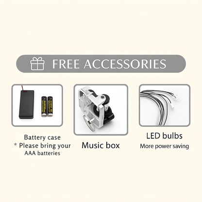 DIY miniature coffee house kit with LED lights, music box, and indoor café details – ideal for Beirut hobby crafters