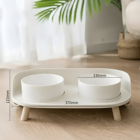 Anti-Spill Elevated Pet Bowl Feeder