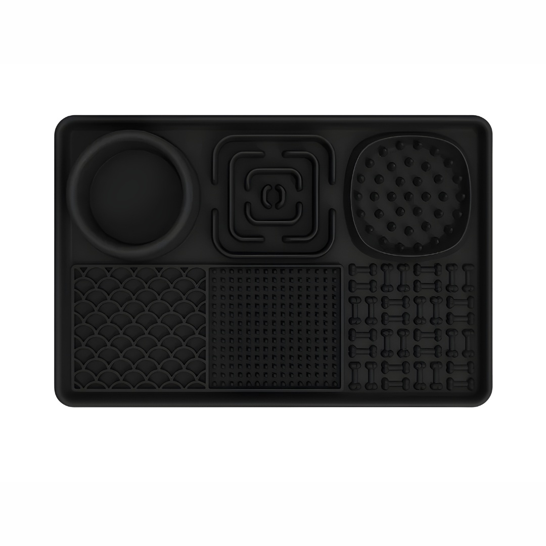BPA-free silicone lick mat with water bowl for cats and dogs – Beirut Lebanon