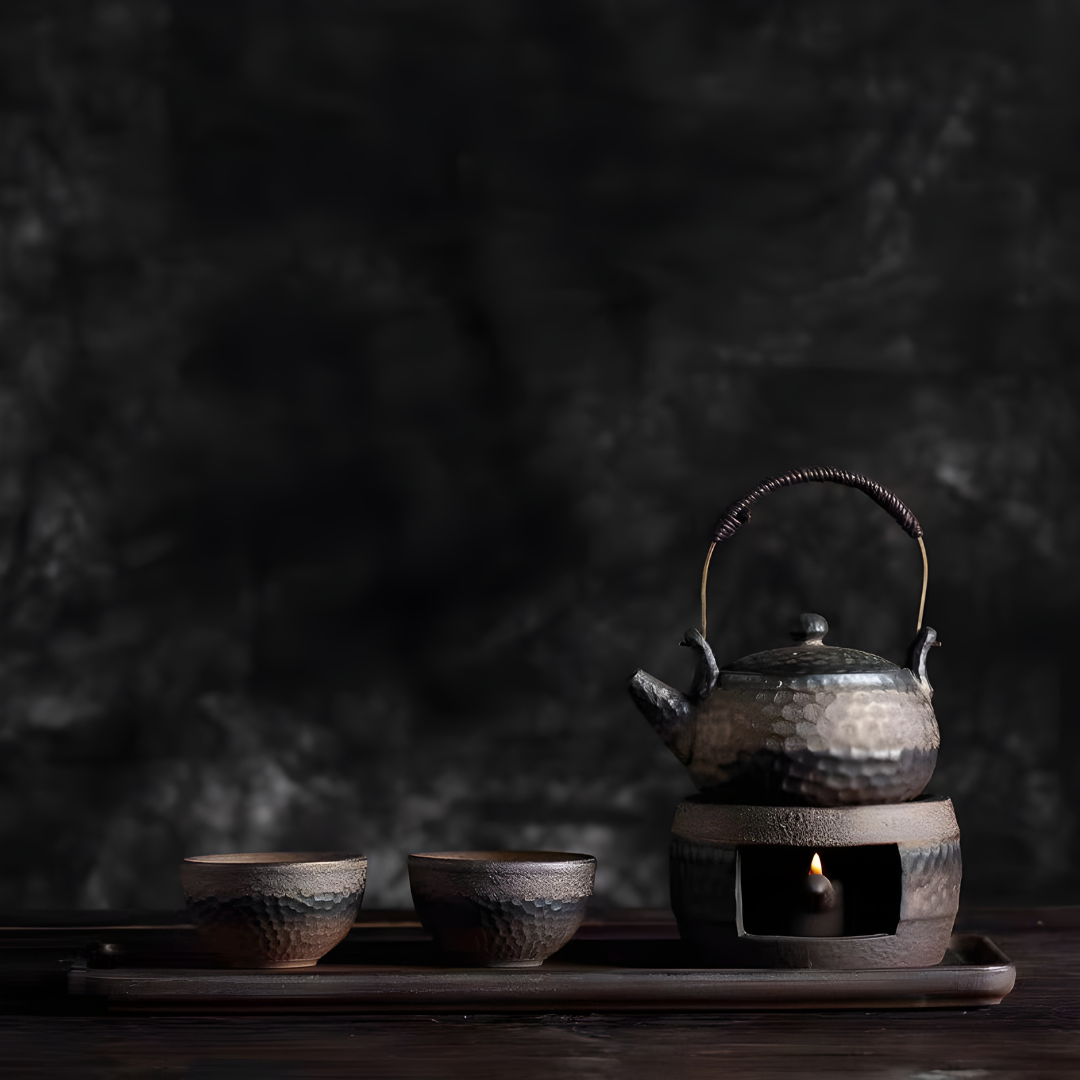 Premium Japanese Retro Stoneware Tea Set