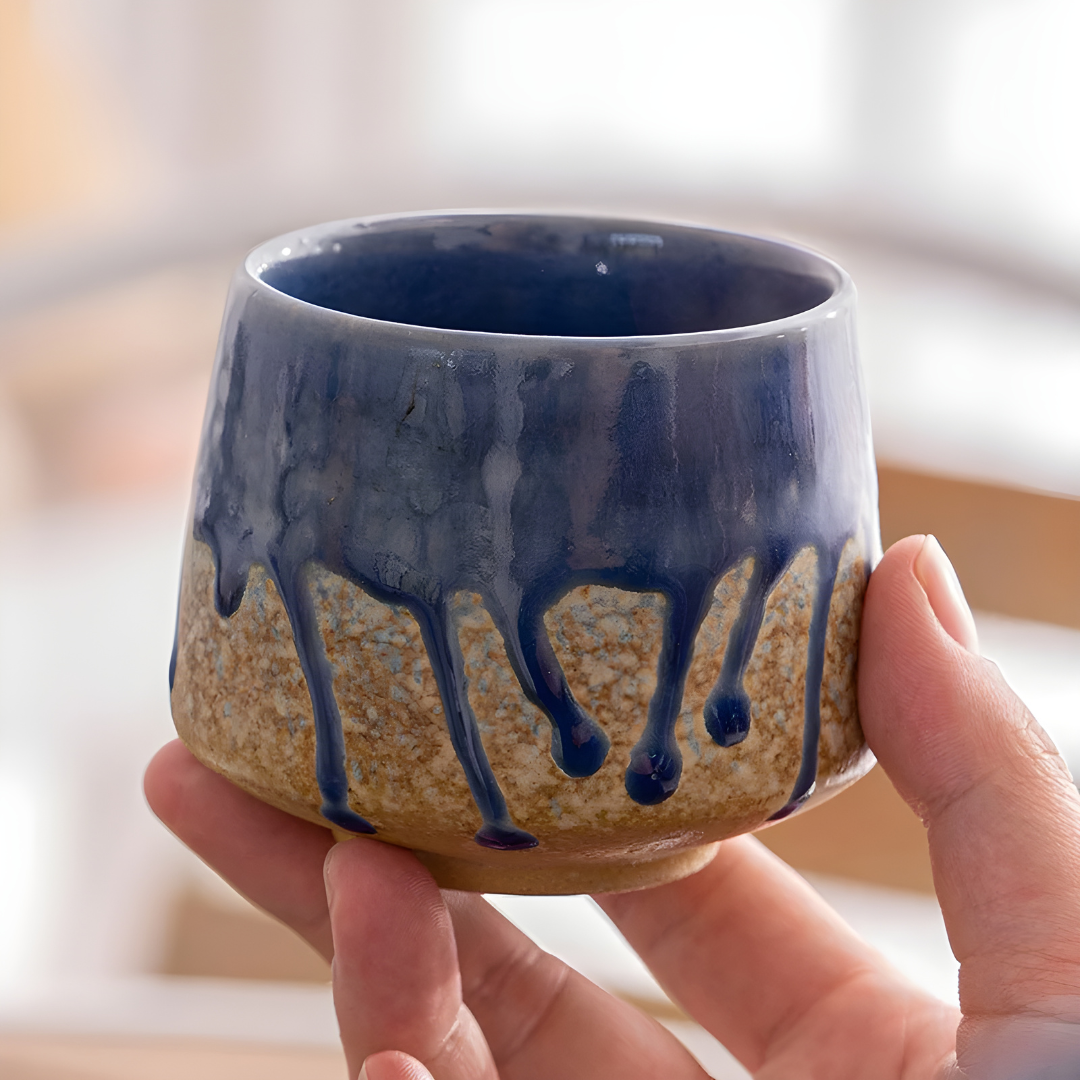 Retro Japanese-Style Rough Pottery Handmade Tea Cup 150ML