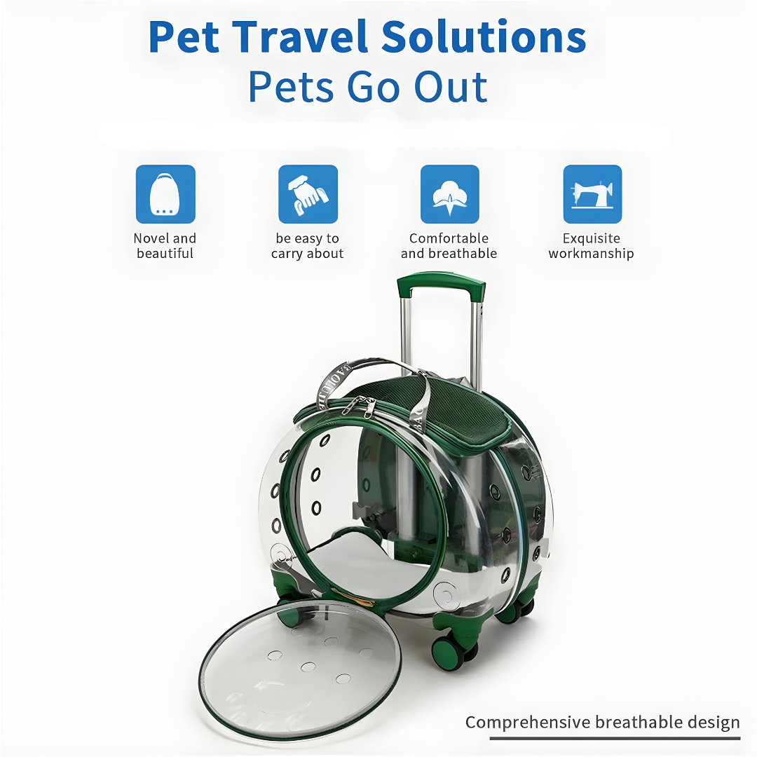 Lightweight Premium Multi-Functional Pet Trolley Case