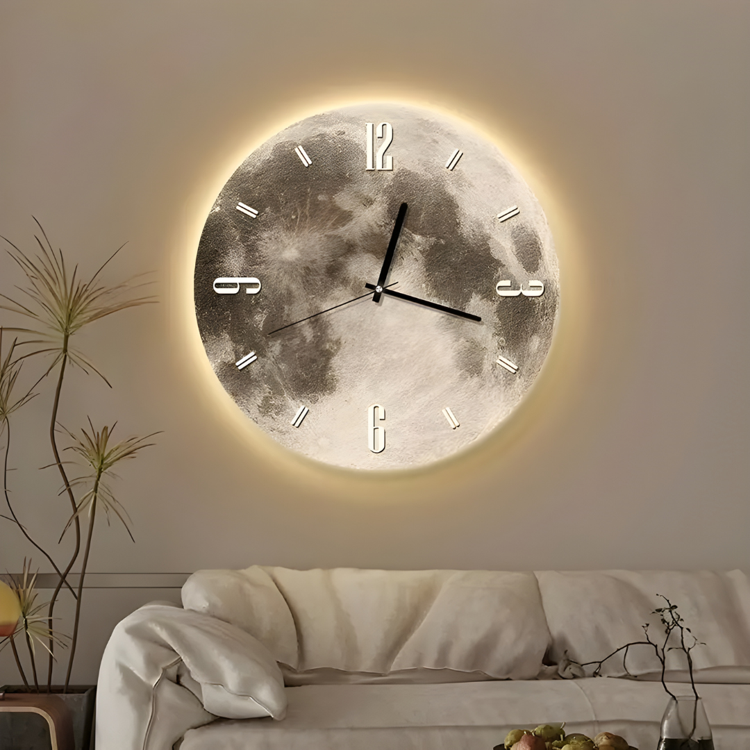 High-End LED Wall Clock with Remote – EUROPEAN HOUSE HOLD