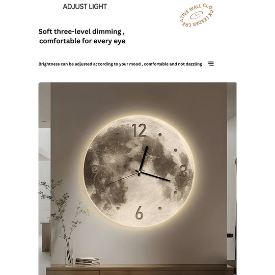 High-End LED Wall Clock with Remote 30CM