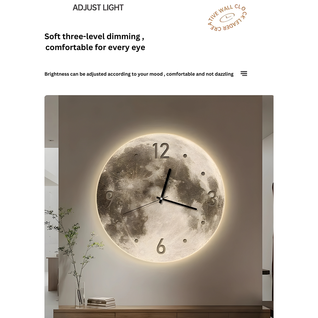 High-End LED Wall Clock with Remote