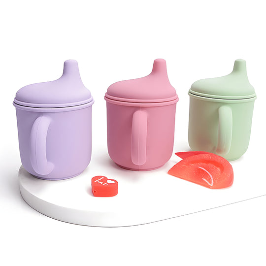 كوب شرب من السيليكون المقاوم للتسرب والخالي من مادة BPA، 150 مل