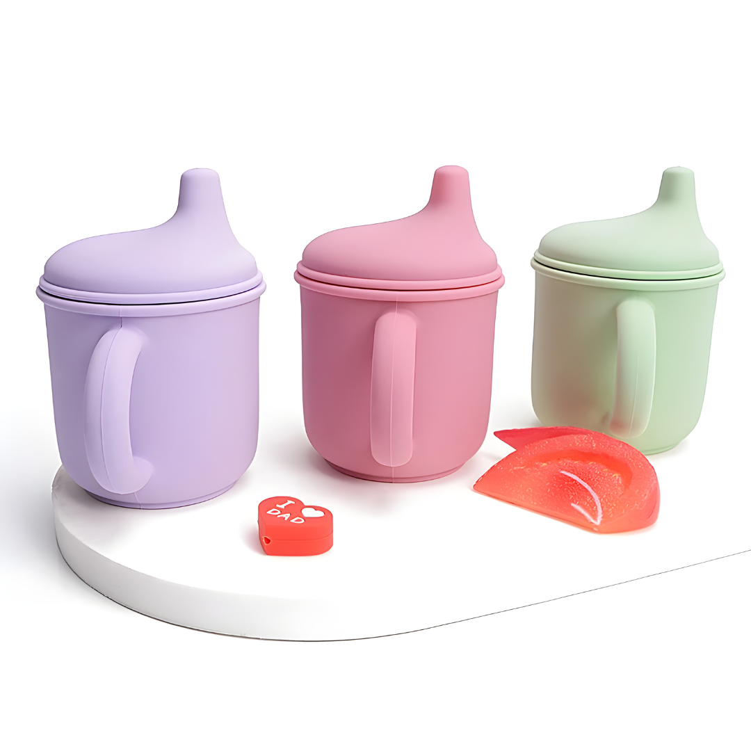 Leakproof BPA-Free Silicone Sippy Cup, 150ml