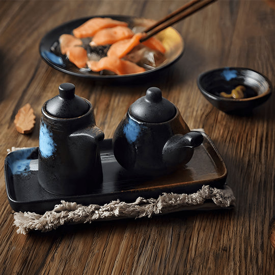 Japanese Retro Ceramic Seasoning Set | European Household | Lebanon