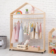Stylish Kids House Clothing Rack in Oak – European Household - Lebanon