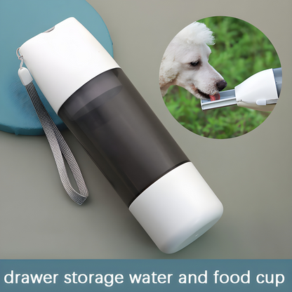 Leak-Proof Portable Water And Grain Dog Travel Dispenser