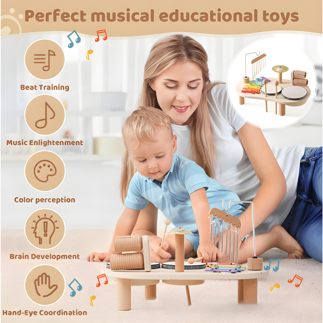 7-in-1 Kids Drum Kit: Musical Fun