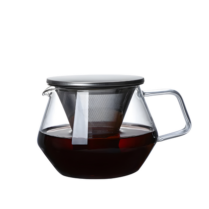 Premium Borosilicate Glass Coffee & Tea Pot 500 or 800ML