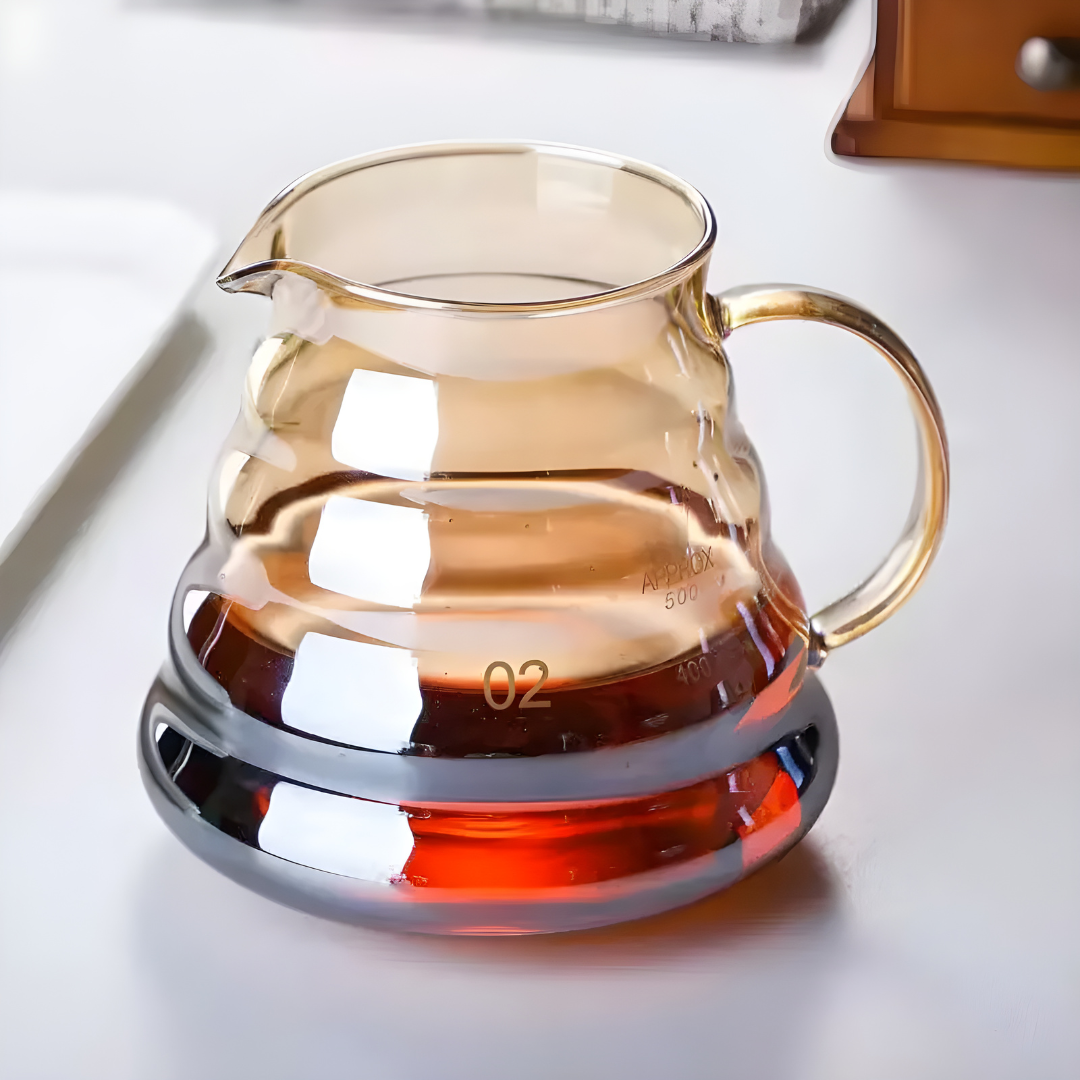 High Borosilicate Heat-Resistant Glass Coffee Jug 360 Or 800ML