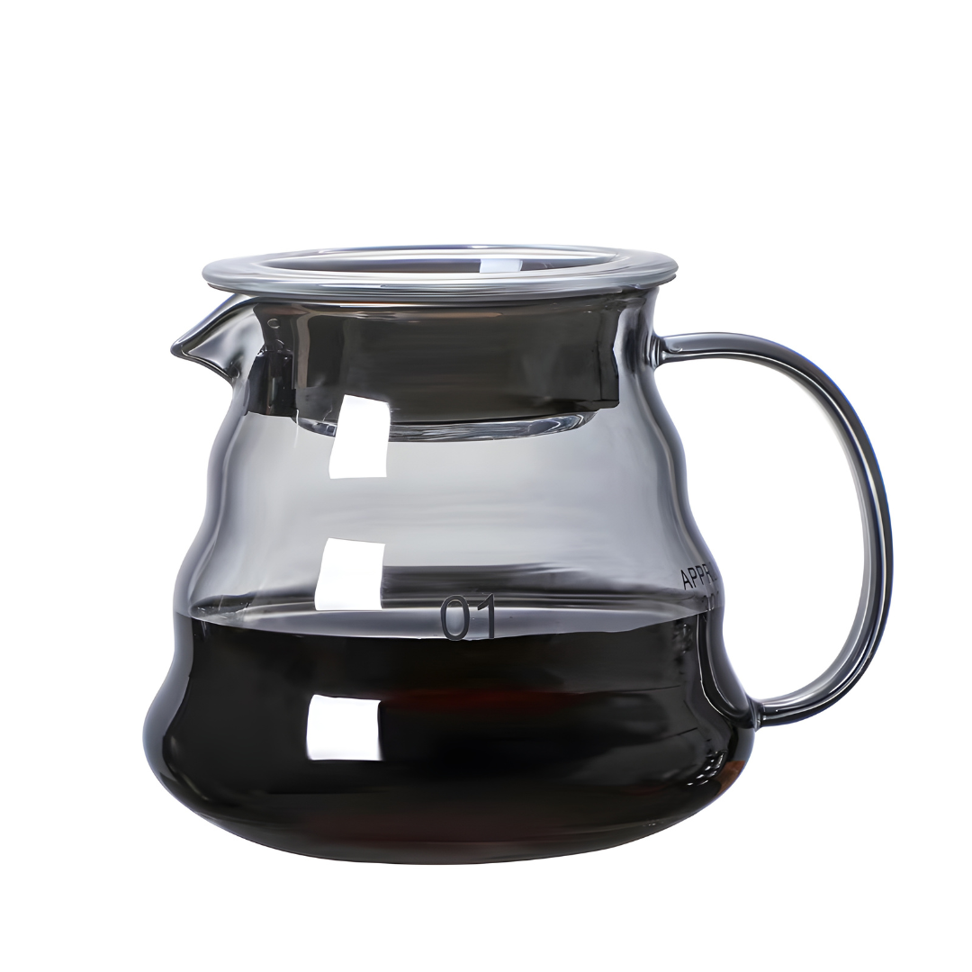 High Borosilicate Heat-Resistant Glass Coffee Jug 360 Or 800ML