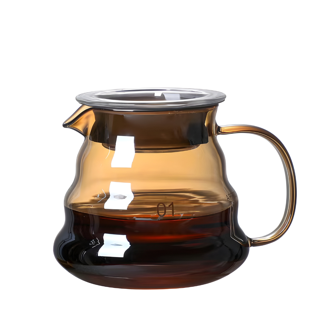 High Borosilicate Heat-Resistant Glass Coffee Jug 360 Or 800ML