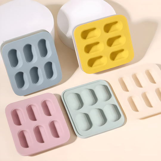 Milieuvriendelijke siliconen ijsblokjes- en fopspeenset