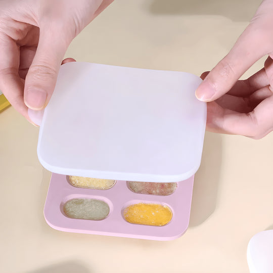 Milieuvriendelijke siliconen ijsblokjes- en fopspeenset