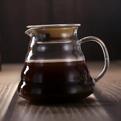 High Borosilicate Heat-Resistant Glass Coffee Jug 360 Or 800ML