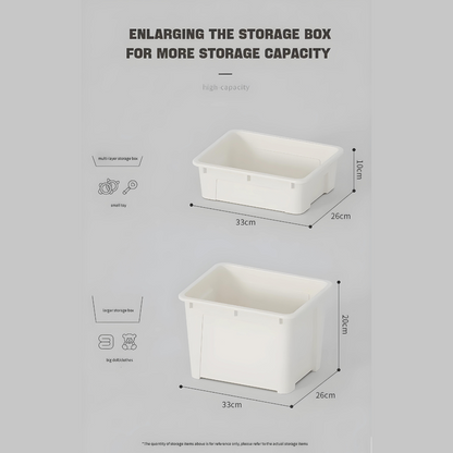 HDPE Bus Storage Cabinet 145×32×92cm