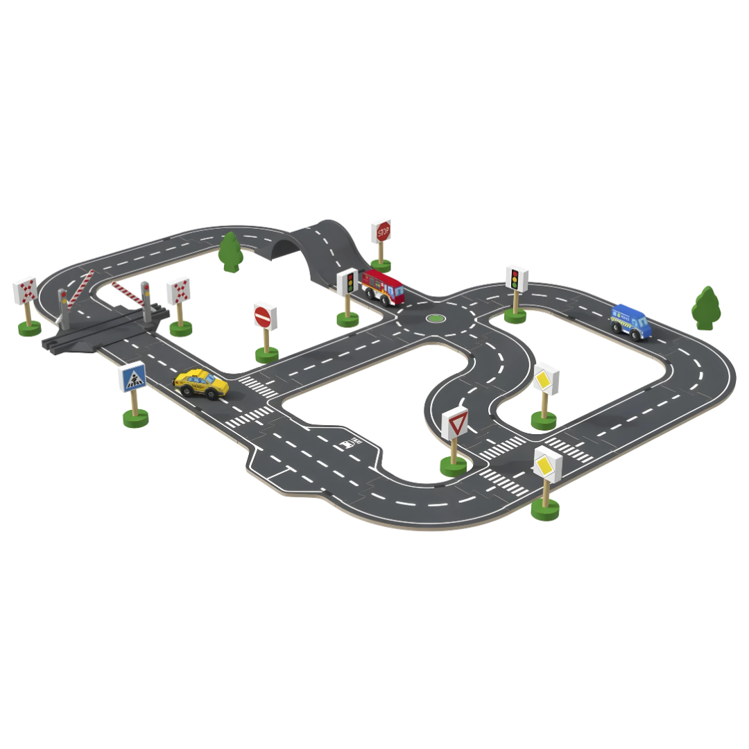 Playtive City Road Set 35 Pieces