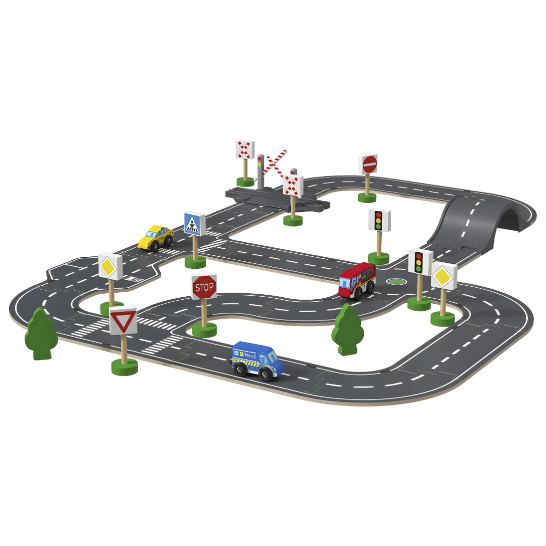 Playtive City Road Set 35 Pieces