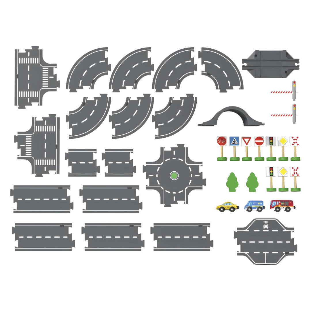 Playtive City Road Set 35 Pieces