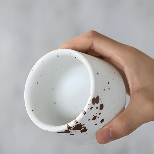 Hoogwaardige Japanse retro kop van grof aardewerk, 200 ml
