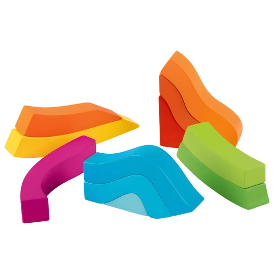 Playtive Wooden Box With Rainbow Puzzles 23 Pieces