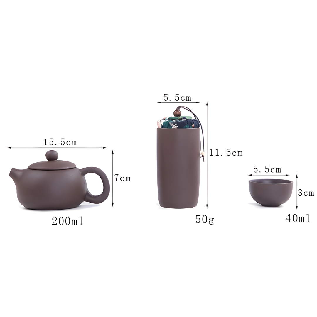 Ceramic Travel Porcelain KUNGFU Premium Tea Set 200ML