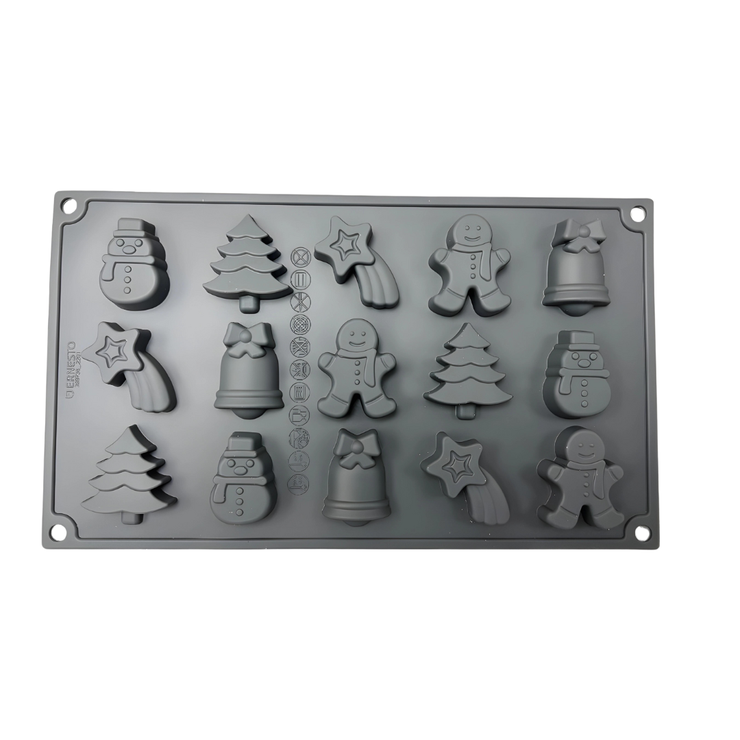 Ernesto Christmas Silicone Mold for Baking/Pralines